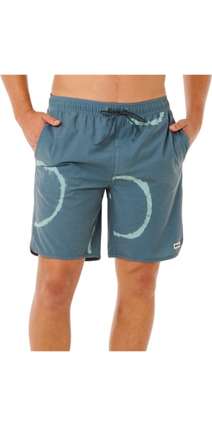 2026 Rip Curl Hombres Pacific Rinse Dye Volley Boardshorts 0EEMBO - Moss